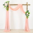 thumbnail image 5 of 1Panel Arch Background Drape Decor Artificial Flower Soft Wedding Decoration Backdrop Curtain, 5 of 13