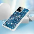 thumbnail image 5 of Case for Motorola Moto G Power 5G 2023 Case Glitter Cute Luxury Love Liquid Quicksand Clear Soft TPU Girls Women Stylish Bumper Shockproof Protective Cover for Moto G Power 5G 2023 Blue YB, 5 of 14