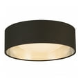 thumbnail image 1 of Eglo Lighting Orme 12 Inch Flush Mount Ceiling Light Fixture, Black & Gold, 1 of 3