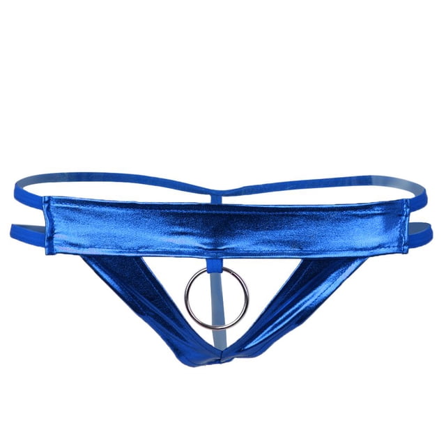 G-string Bikini Hombre Bajo 4 Personal Apariencia Atractiva Azul