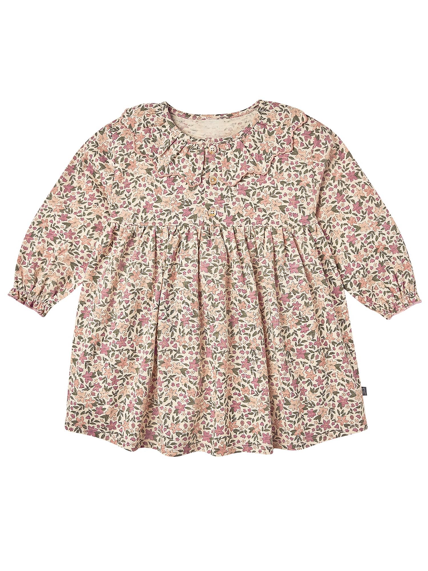 Modern Moments by Gerber Toddler Girl Collar Dress, Sizes 12 Months - 5T