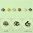 thumbnail image 4 of 300PCS 6Colors Iron Bead Caps Mixed Color 10x4mm 50pcs/color, 4 of 5