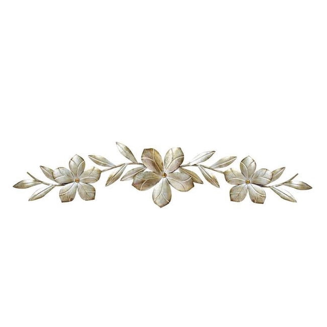 Home Roots 321129 Champagne Flower Over The Door Wall Decor