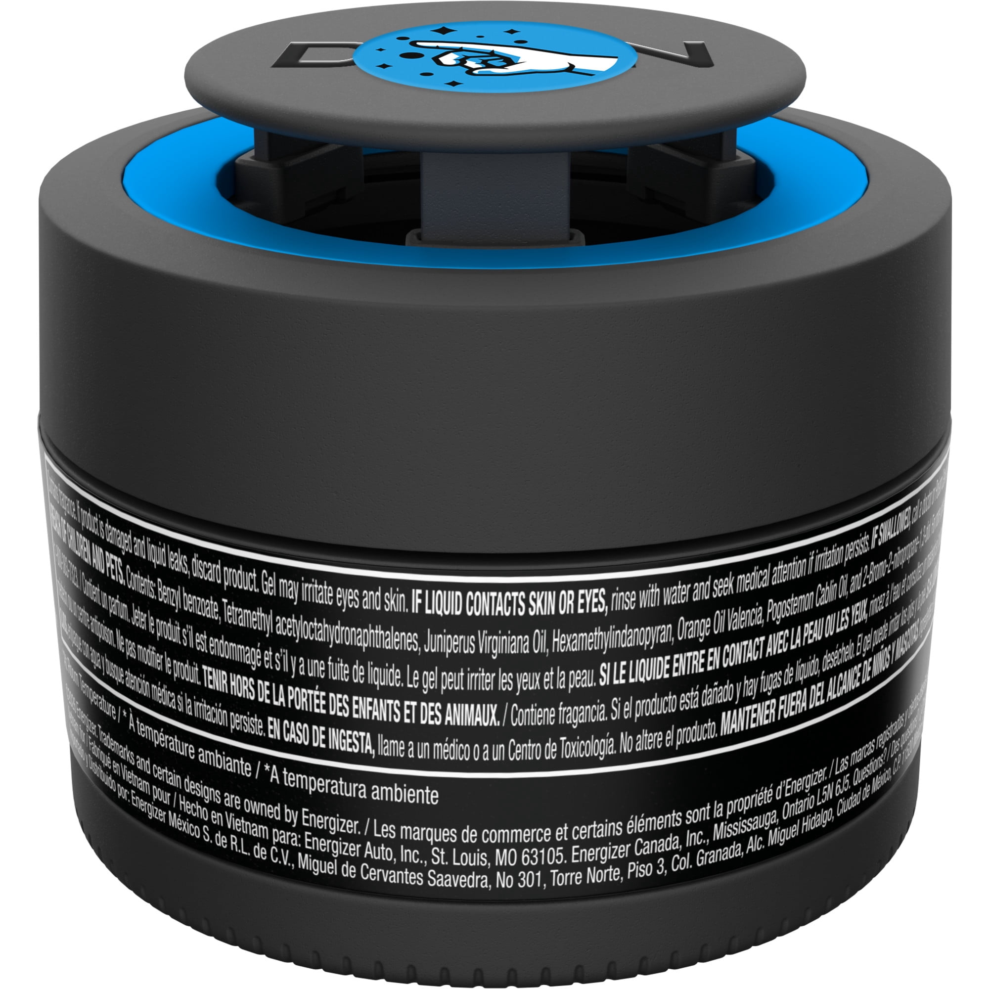 DRVN Gel Can Car Air Freshener (Voyager Scent), Delivers a Warm, Spicy, and Aromatic Scent Lasting 30 Days