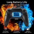 thumbnail image 5 of Wireless Controller Compatible with P4/P4 Slim/P4 Pro/Windows PC, Red Skull, 5 of 7