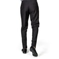 thumbnail image 3 of Men's Black Tuxedo Pants Slim Fit Velvet Line Formal Dress Slacks Flat Front, 3 of 3