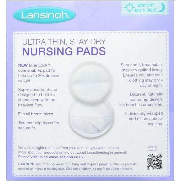 Lansinoh Nursing Pads Stay Dry 60 Each 