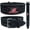 Black, variant on Nubuck Leather Weight Lifting Prong Buckle Belt Back Support Gym Training Bodybuilding