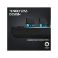 thumbnail image 4 of Logitech G PRO X TKL Lightspeed Wireless Gaming Keyboard, Ultra-Portable Tenkeyless Design, LIGHTSYNC RGB, PBT keycaps, Tactile Switches (GX Brown) - Black, 4 of 5