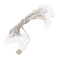 thumbnail image 3 of Cadena De Luces De Bolas, Fuente De Alimentación Con Puerto USB, Cadena De Lámpara Decorativa Impermeable, Globo LED Blanco Cálido, Luces De Hadas Estrelladas Para Bodas,, 3 of 8