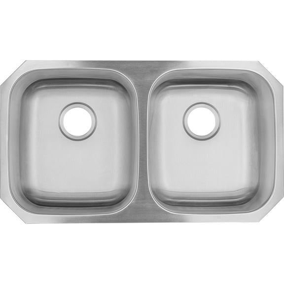 Proflo Pfuc207a Plomosa 32-5/16" Undermount Double Basin Stainless Steel Kitchen Sink -
