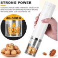 Electric Nut Cracker Machine Portable Pecan Walnut Cracker Sheller Nut