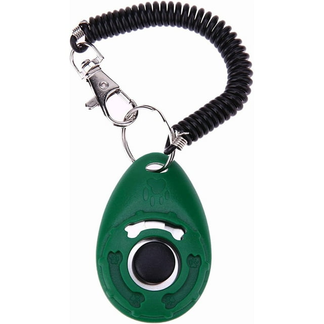 Yazoeia Clicker Easy to Use with Button Durable Dog Training Accessories Green CJC912-140844