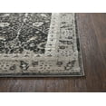thumbnail image 2 of Gatney Rugs Woodwind Area Rug PN6966 Black Vines Petals 3' 3" x 5' 3" Rectangle, 2 of 2