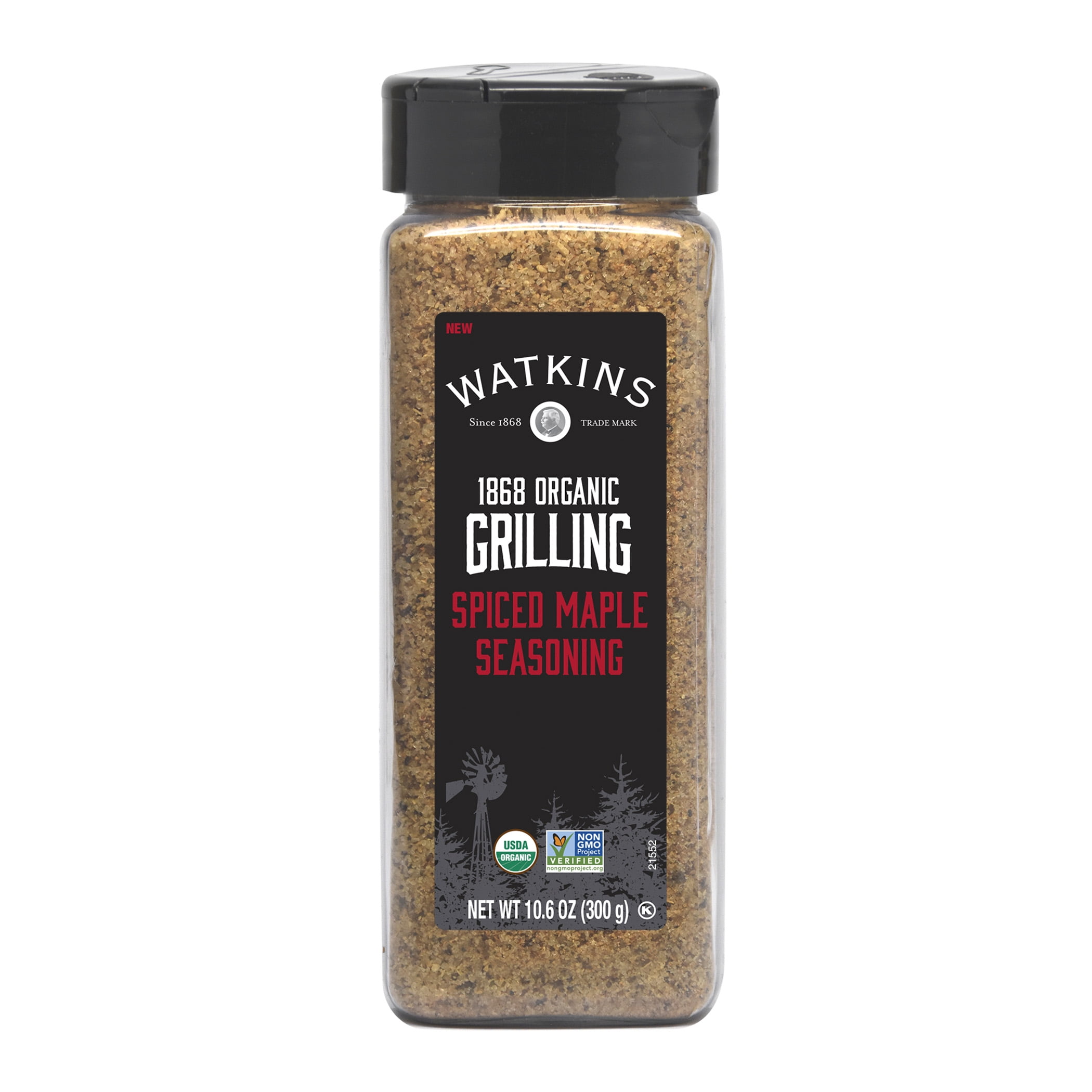 (2 pack) Watkins Organic Spiced Maple Seasoning, 10.6 oz