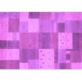 thumbnail image 1 of Ahgly Company Indoor Rectangle Patchwork Purple Transitional Area Rugs, 7' x 9', 1 of 4
