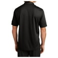 thumbnail image 2 of Yellow Rooster Men's Short Sleeve Dri-Mesh Polo T-Shirts Black XS, 2 of 5