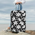 thumbnail image 3 of Lsque Lilies Flowers Printed Luggage Cover, Travel Luggage Protector,Scratch and Dirt Resistant, Fits 18-32 Inch Luggage -, 3 of 9