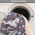 thumbnail image 6 of Floral Dog Crate Cover, Vintage Art Style Bouquet of Roses Meadowsweets and Cosmos Flowers, Easy to Use Pet Kennel Cover for Dogs, 35" x 23" x 27", Dark Indigo and Multicolor, by Ambesonne, 6 of 6