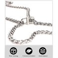 thumbnail image 4 of 5 Pieces Adjustable Metal Chain Buckles Chain Adjuster Buckle Chain Links Tiny Clip for Shoulder Strap Chain Strap Length for Handbag Backpacks (5 Colors), 4 of 4
