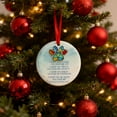 thumbnail image 2 of chaungfeng Pet Memorial Ornament - Dog Memorial Gifts, Hanging Sea Glass Ornaments - Remembrance Memory Pets Ornaments - Pets Ornaments for Holiday Party Home Decor 3.15", 2 of 7