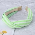 thumbnail image 6 of Unique Bargains 1 Pc Exquisite Personalized Straw Braid Headband Green, 6 of 6