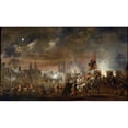 thumbnail image 2 of Pieter Meulener 14x10 Gold Ornate Wood Frame and Double Matted Museum Art Print Titled - The Siege of Magdeburg (1631) (1650), 2 of 4