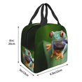 thumbnail image 3 of Balery Red-Eyed Tree Frog Bolsa de Almuerzo Aislada – Caja de Almuerzo con Papel de Aluminio Grueso, Mantiene la Comida Fresca por 4 Horas, 3 of 8