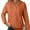 Orange, variant on Blibea Women's Hoodie Sweatshirt Long Sleeve 1/4 Button Closure Drawstring Pullover Hooded Tops