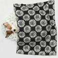 thumbnail image 6 of Rocae White Sunflowers for Pet Blanket Dog Blanket Cat Blanket Soft Sleep for Small Medium Pet-Small, 6 of 8