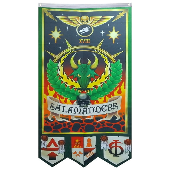Salamanders Flag Legion XVIII Flags Banner Home Yard Garden Decor 30x50 inch