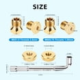 thumbnail image 2 of KEXWAN Natural Gas to Propane Brass Nozzle Conversion Kit with Wrench, for Blackstone 28" 36" Griddle Rangetop Combo Grill Stove, 16PCS Nozzles Replacement Set, 2 of 6