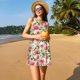 thumbnail image 3 of Fotbe Rose Flowers Vestido de Verano sin Mangas para Mujer – Vestido Midi Línea A, Estilo Camiseta Floral, Vestido Playero Casual y Fluido, 3 of 7