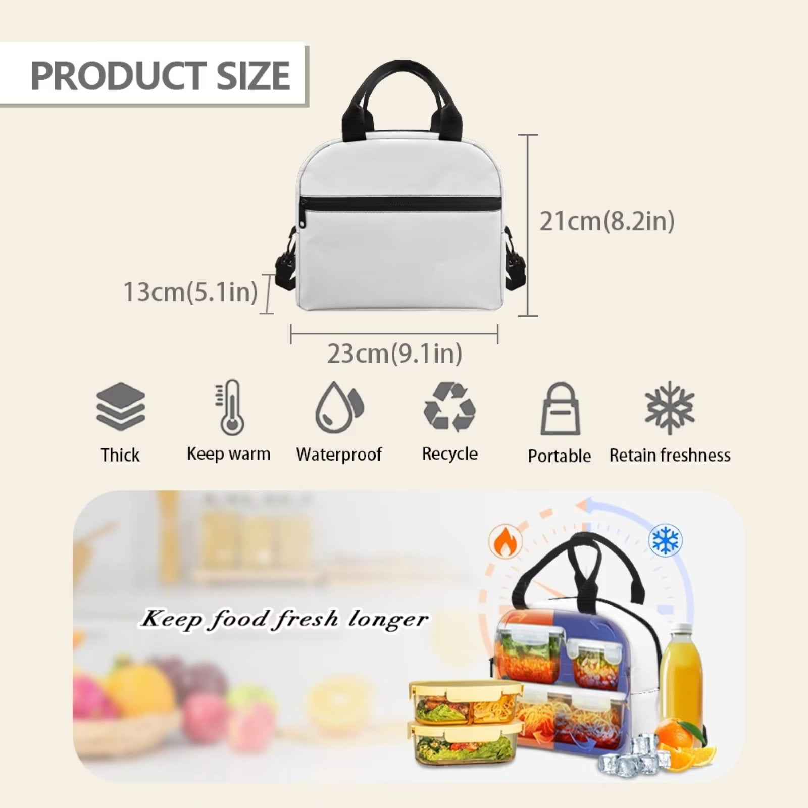 Kids Lunch Box with Supper Padded Inner Keep Food Cold Warm for Longer  Time, Leak-proof Solid Insulated School Lunch Bag with Multi-Pocket for  Teen Boys Girls,CPC Certified,Flying Horse 