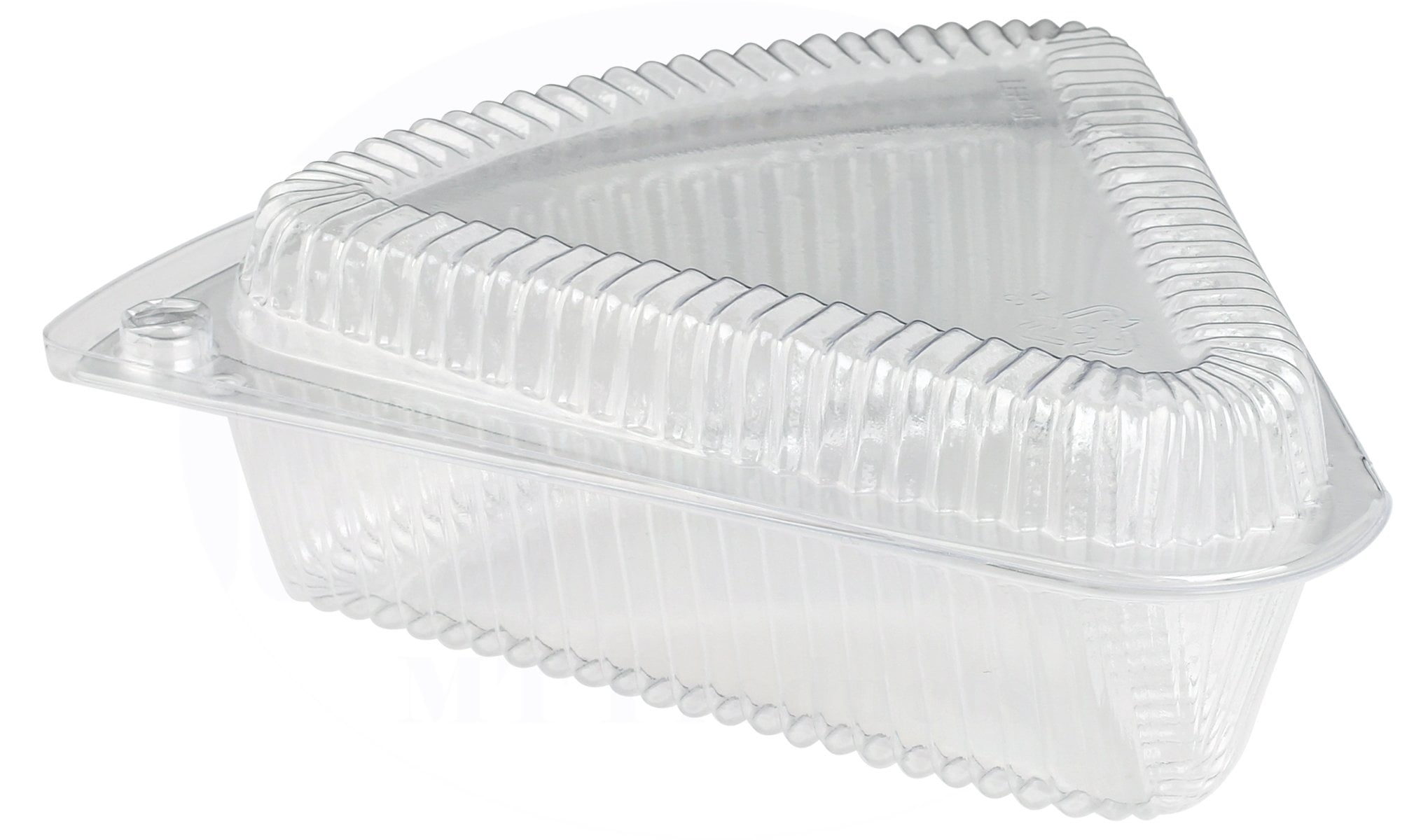 Hinged Plastic Pie / Cheesecake / Cake Slice Container Pack of 20
