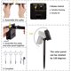 thumbnail image 5 of Teissuly Outdoor LED Solar Powered Candle Roadway Lights Decorations Teissuly WER202312138052, 5 of 9