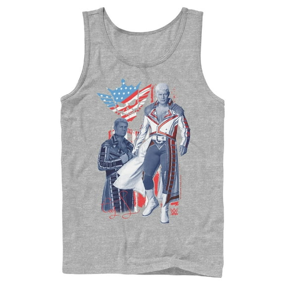 Mens WWE Cody Rhodes Patriotic Pose Tank Top