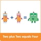 thumbnail image 4 of Set de figuras de acción hand2mind Numberblock Four con Terrible Twos, 4 of 9