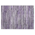 thumbnail image 2 of Addison Rugs Chantille Indoor/Outdoor Transitional Stripes Purple Washable Rectangle Rug, 1'8" x 2'6", 2 of 6