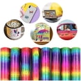 thumbnail image 4 of Vinilo Adhesivo, Pegatinas De Vinilo Con Gradiente De Arcoíris, Calcomanías Diy Para Notebook, Taza, Decoración De Tazas Serendint HA039947-02, 4 of 6