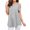 Light Gray, variant on gakvbuo Cold Shoulder Shirt Summer Tops For Women Loose Fit Dressy Swing Round Neck Short Sleeve T-Shirts Plus Size Tunic Tops For Leggings