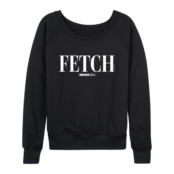 Mean Girls - Women's Lightweight French Terry Pullover Lightweight French Terry Wide Neck Long Sleeve Graphic Shirt