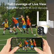 Smart 4G LTE Solar Outdoor PTZ Security Camera