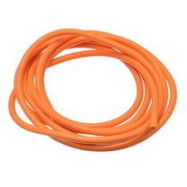 Uxcell Natural Latex Rubber Tubing 1/8"(3mm) ID 1/4"(6mm) OD 8ft Orange Highly Elastic for Sports Exercise Fitness