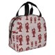 thumbnail image 2 of Easygdp Red Lobster With Claws Bolsa Térmica Premium - Tela Oxford Impermeable, Gran Capacidad, Bolsillo Frontal, Unisex para Trabajo, Escuela, Actividades al Aire Libre y Picnics, 2 of 8
