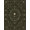 Dark Green Gold, Pattern 2, variant on ODIKA Skull Damask With Baroque Floral And Boho Vintage Accents Goth Victorian Non-Slip Flatwoven for Living Room, Under Sectional, Family