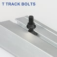 thumbnail image 3 of M8x20mm T-Slot Bolts, 16 Sets Drop-in Hammer Head Bolt with Nuts for 40 Series Aluminum Extrusion Profile Black, 3 of 6