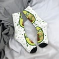 thumbnail image 5 of Picia Avocado with Glasses Print Athletic Socks for Men & Women – Cushioned Moisture-Wicking Crew Socks for Sports, Running, and Training, Soft & Breathable Size 5-11, 5 of 6