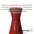 thumbnail image 6 of Decorative 24-inch Tall Red Bamboo Floor Vase for Modern Home, Office, Living Room, Bedroom, and Entryway Interior Decor, Accent Pieces, Contemporary Design, Natural Materials, and Floral Arrangements, 6 of 7