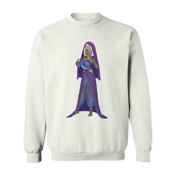 The Astrologer Girl Sweatshirt Men -Image by Shutterstock, Male 3X-Large